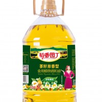 稻香園丁茶籽原香型食用植物調和油5L