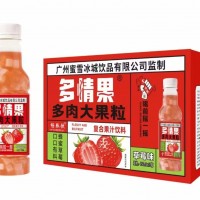 多情果多肉大果粒草莓味450mlx15瓶