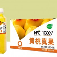 小輕果語(yǔ)黃桃果肉復(fù)合果汁飲料 488ml×15瓶